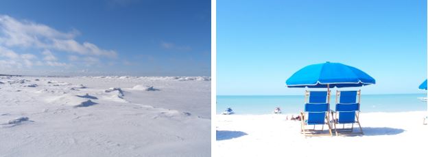Winter and summer