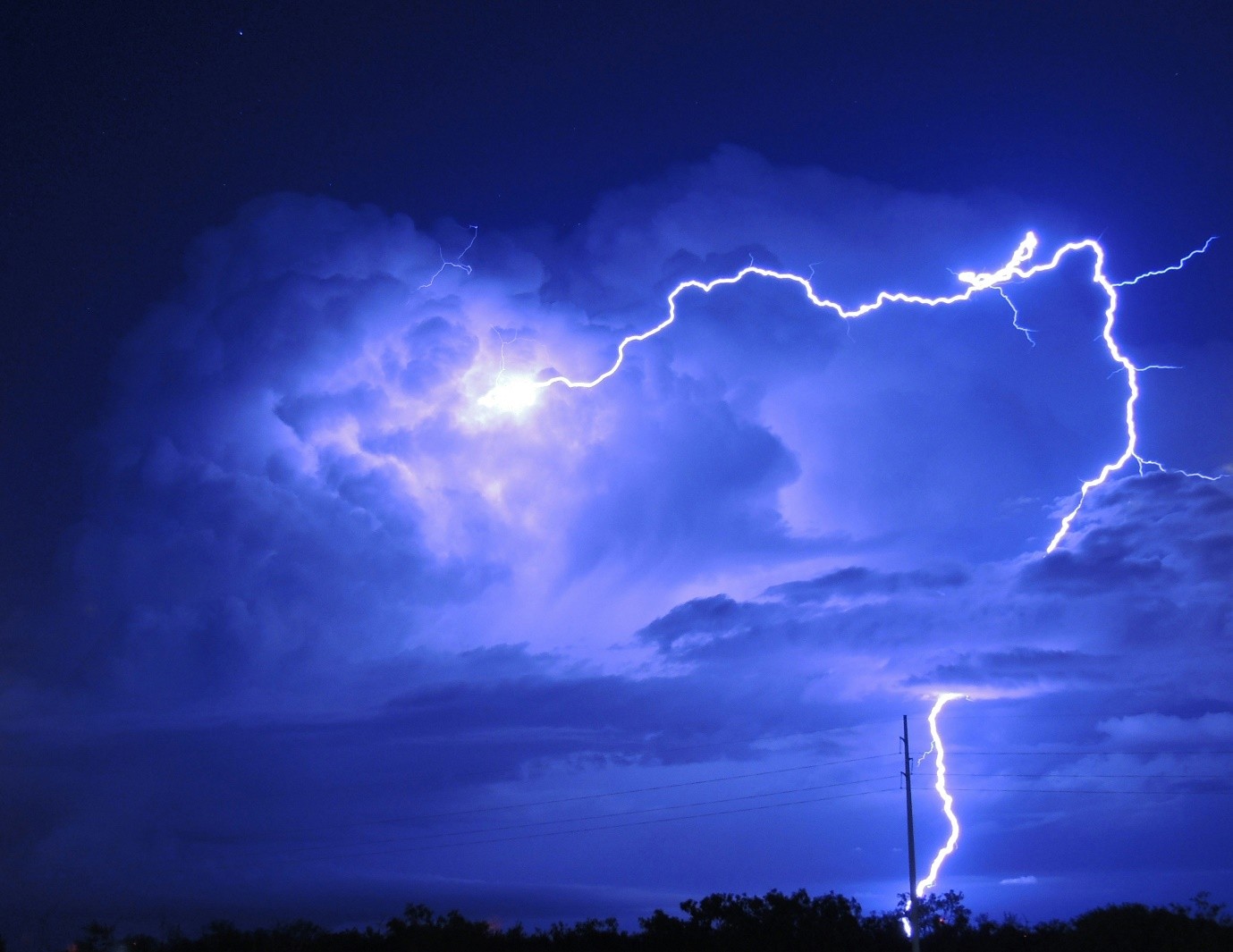 Lightning strike