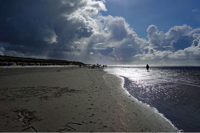 Clouds at beach