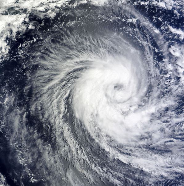 Large typhoon